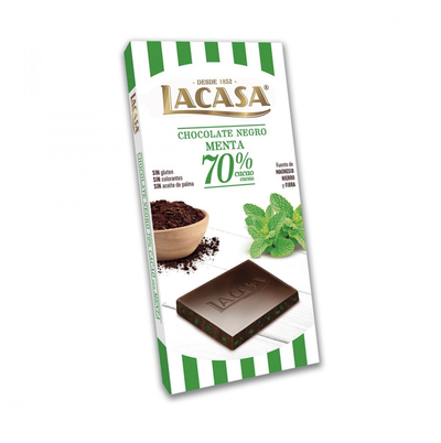Chocolate Negro Menta 70% Cacao 